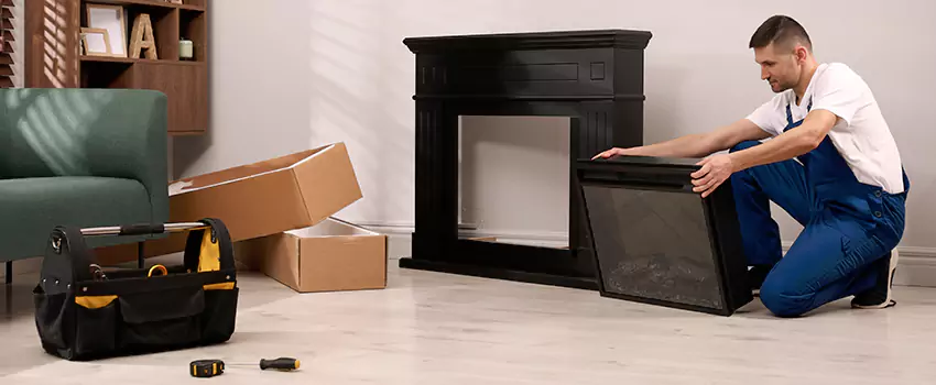 Old Rusted Metal Fireplace Repair And Replacement in Hopewell, VA