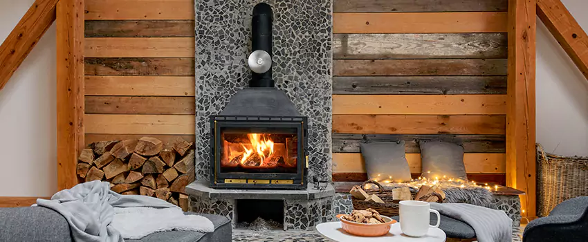 Thelin Hearth Products Direct Vent Gas Stove Fireplace Inspection in Hopewell, Virginia